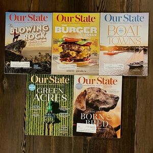 2022 Our State North Carolina Magazine $6 Each
